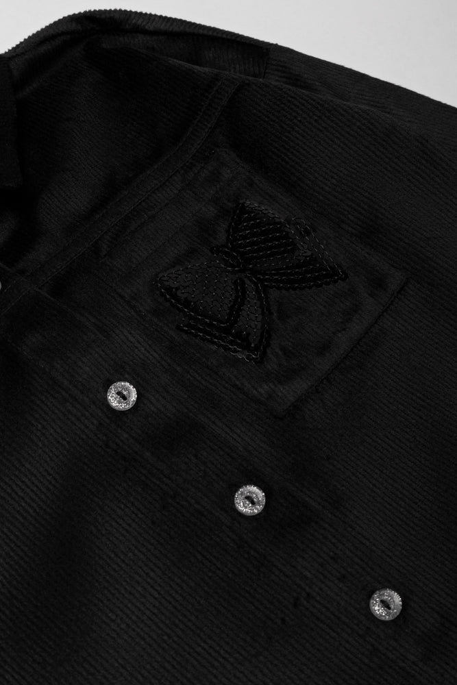 Curduroy Shirt Black