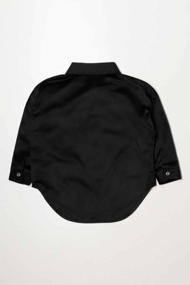 Curduroy Shirt Black (2)