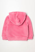 Sherpa Fleece Hoody Pink (2)