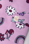 Multi Print Trackpants Lilac (1)