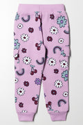 Multi Print Trackpants Lilac (2)