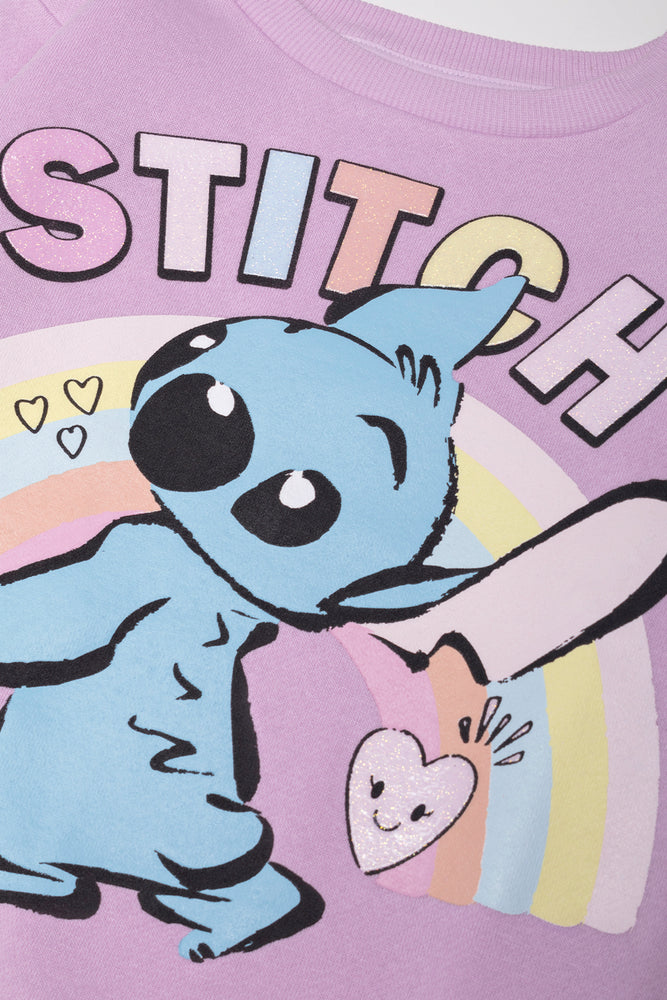 Stitch Hoodie Lilac