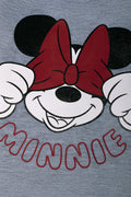 2 Pack Minnie Mouse Tracktops Grey & Red (2)