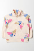 Butterfly Quarter Zip Tracktop Multicolour