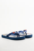 Superman Flip Flops Navy