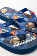 Superman Flip Flops Navy (2)