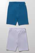 2 Pack Hot Wheels Shorts Blue And Grey (2)