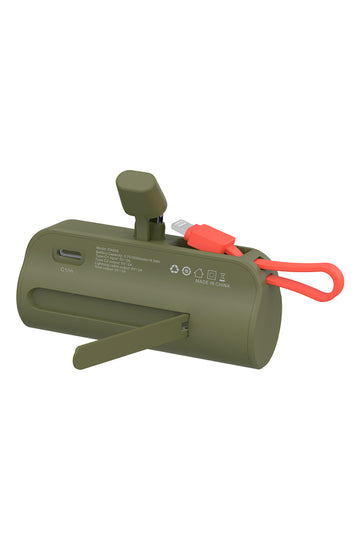 Rockitt Mini Plug In Power Bank 5000MAH Green