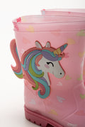 Unicorn Rainboots Pink (3)