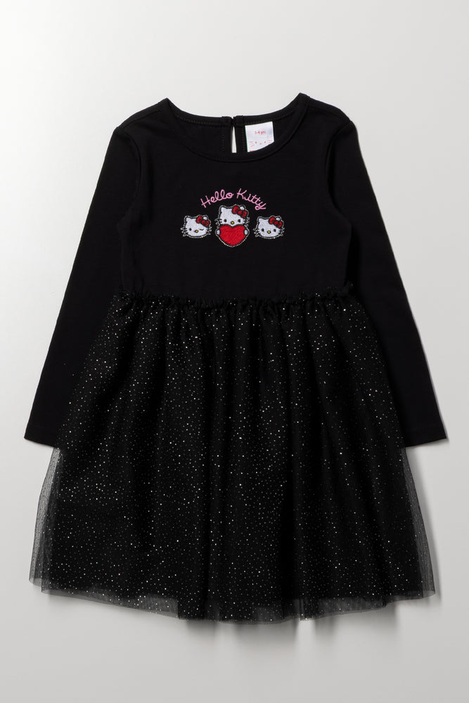 Hello Kitty Tulle Dress Black | | Ackermans Hello Kitty Tulle Dress Black | | Ackermans