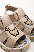 Dinosaur Sandals Natural (2)