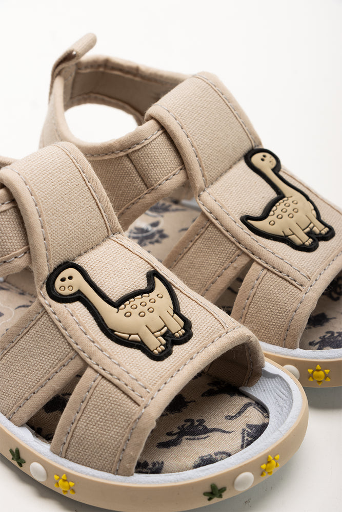 Dinosaur Sandals Natural (2)