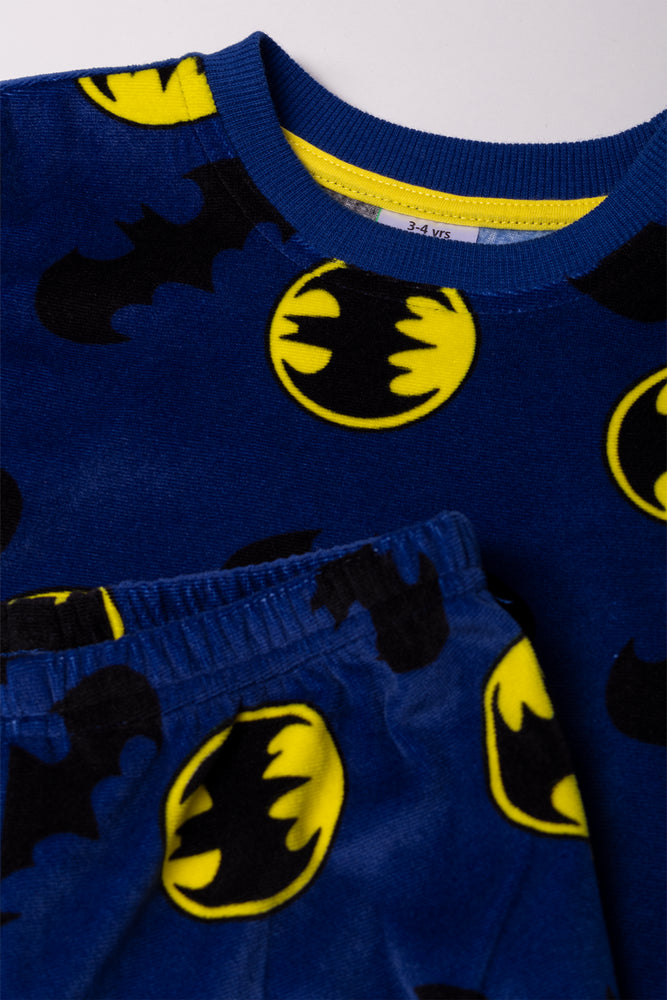 Batman Long Sleeve Pyjamas Dark Blue (1)
