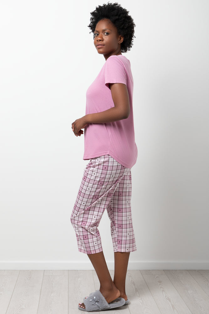 Dream Short Sleeve Pyjamas Pink (1)