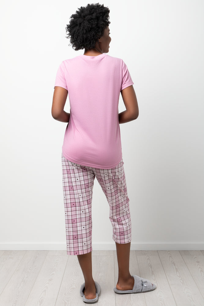 Dream Short Sleeve Pyjamas Pink (2)