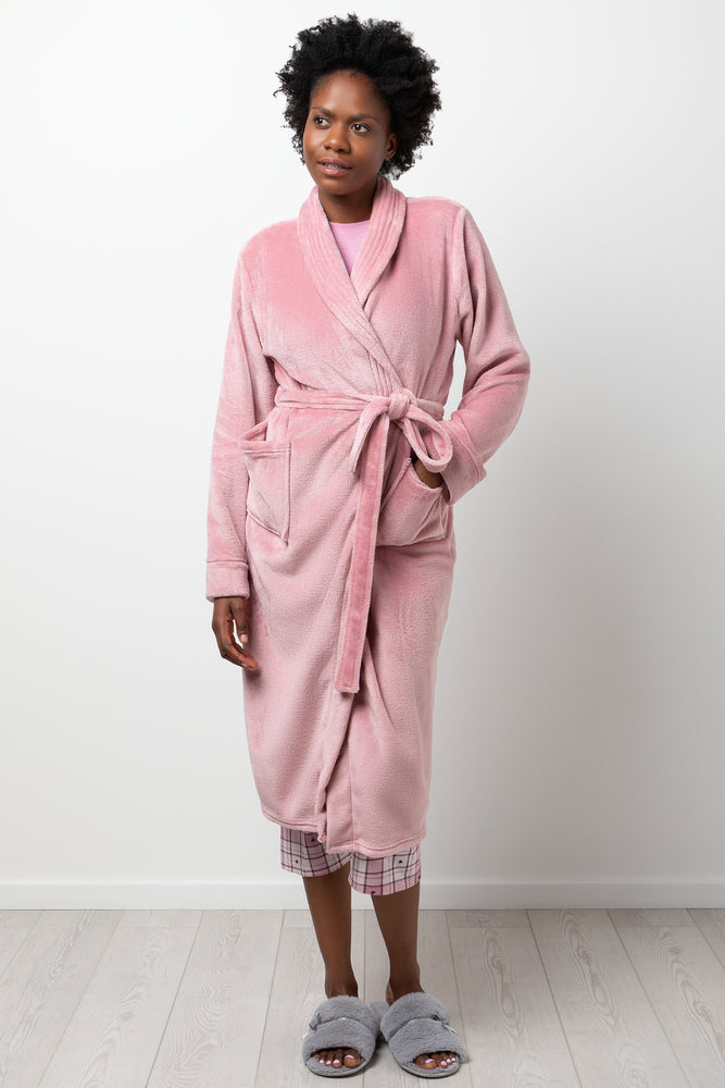 Fleece Gown Pink