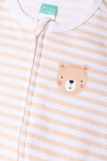 Stripe Babygrow Natural (1)