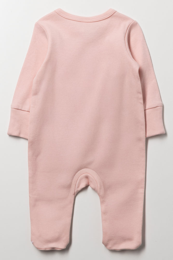 Zip Babygrow Pink (3)