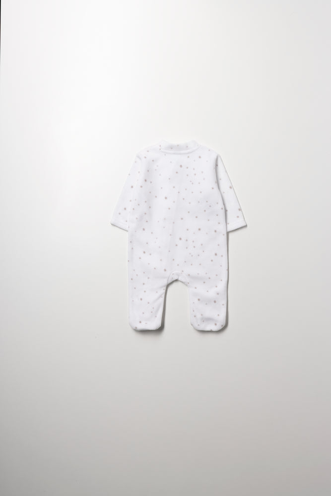 Zebra Babygrow White (2)