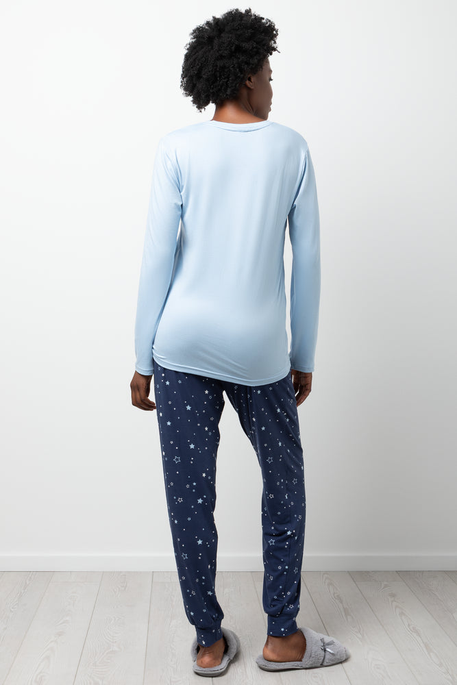 In Your Dreams Long Sleeve Pyjamas Blue (2)
