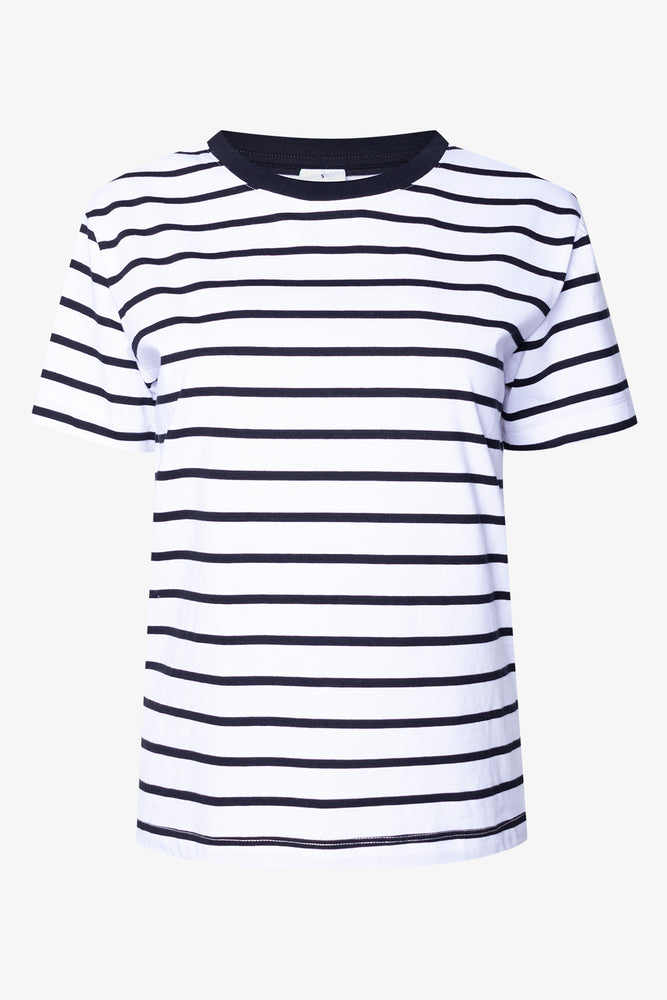 Short Sleeve T-Shirt White And Black