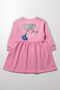 Lilo And Stitch Babydoll Fleece Dress Pink (2)
