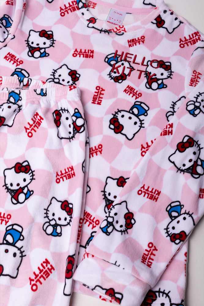 Hello Kitty Pyjama Set Pink (1)