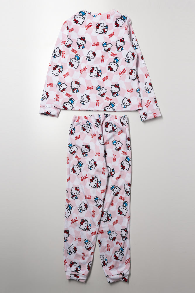 Hello Kitty Pyjama Set Pink (2)