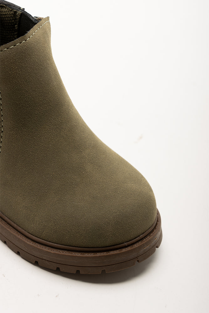 Dinosaur Chelsea Boots Green (2)