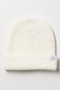 Rib Beanie White