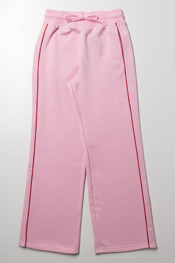 Wide Leg Trackpants Pink