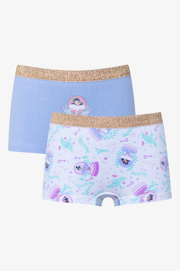 2 Pack Boyleg Panties Blue