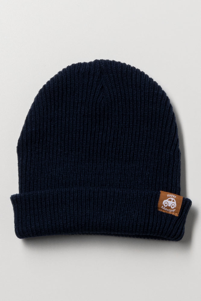 Rib Beanie Navy