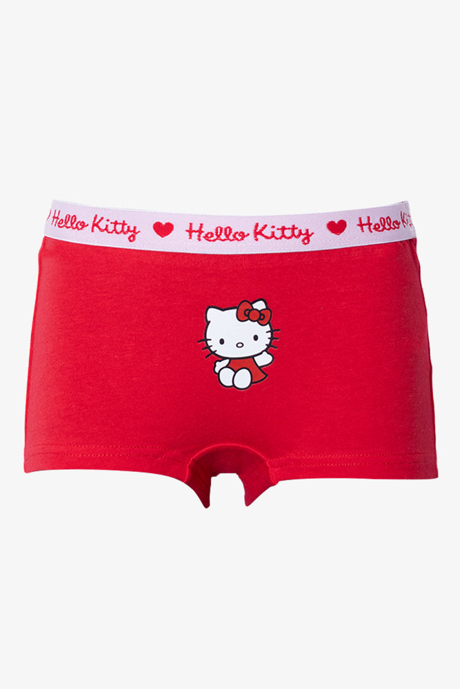 Hello Kitty Boyleg Panties Red And White (2)