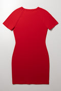 Bodycon Dress Red (5)