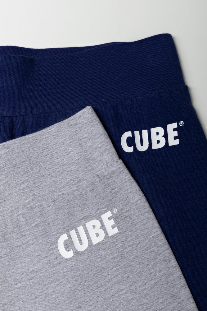 2 Pack Leggings Navy And Grey (2)