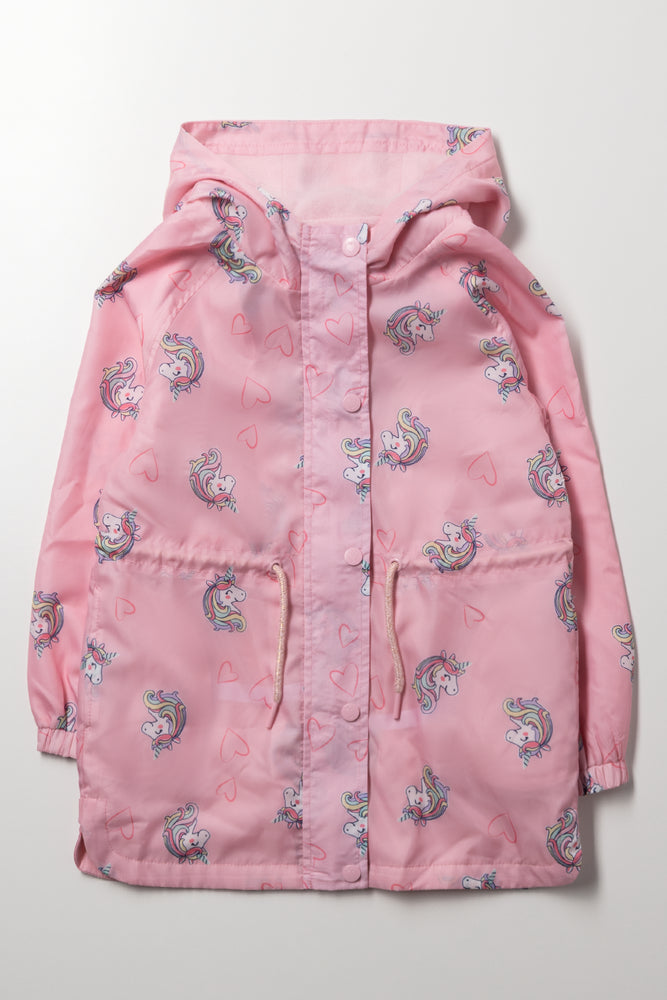 Unicorn Rain Jacket Pink