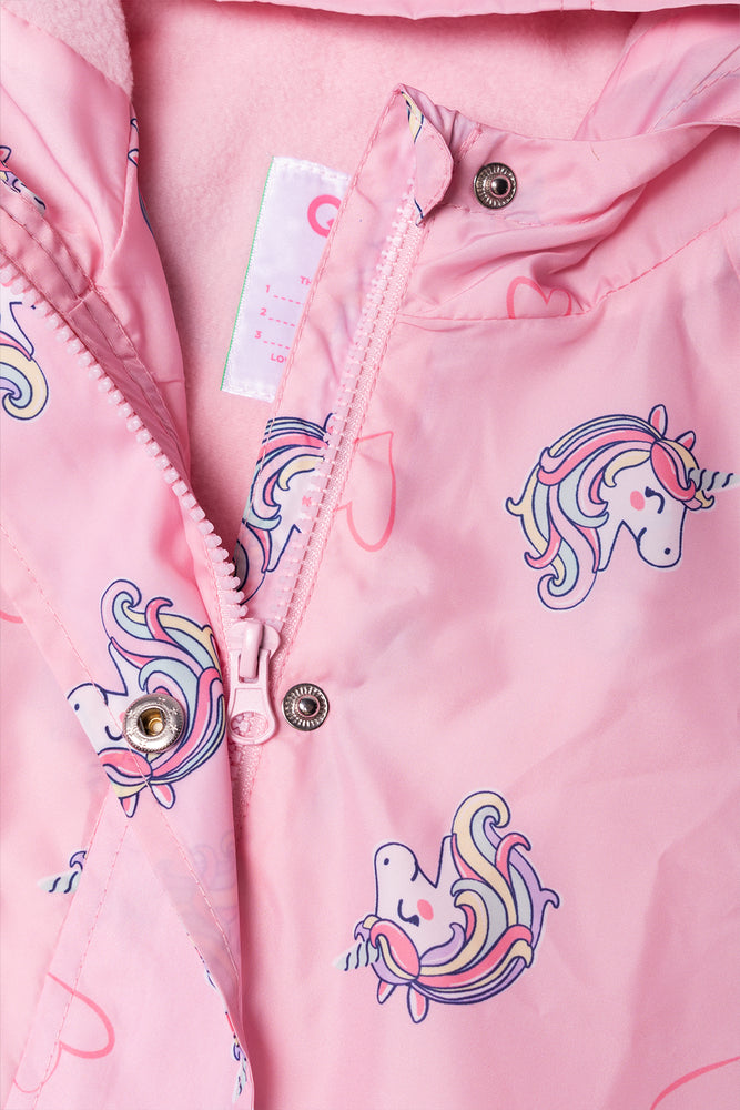Unicorn Rain Jacket Pink (1)