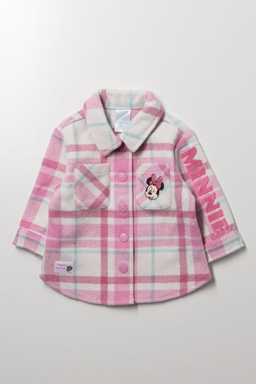 Minnie Mouse Shacket Pink