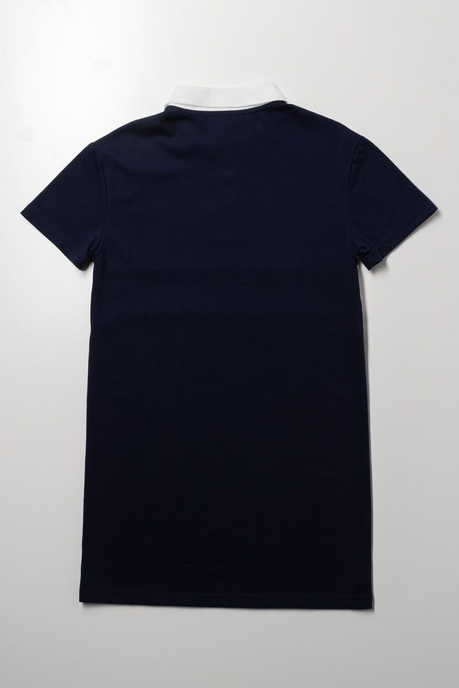 Golfer Dress Navy (2)