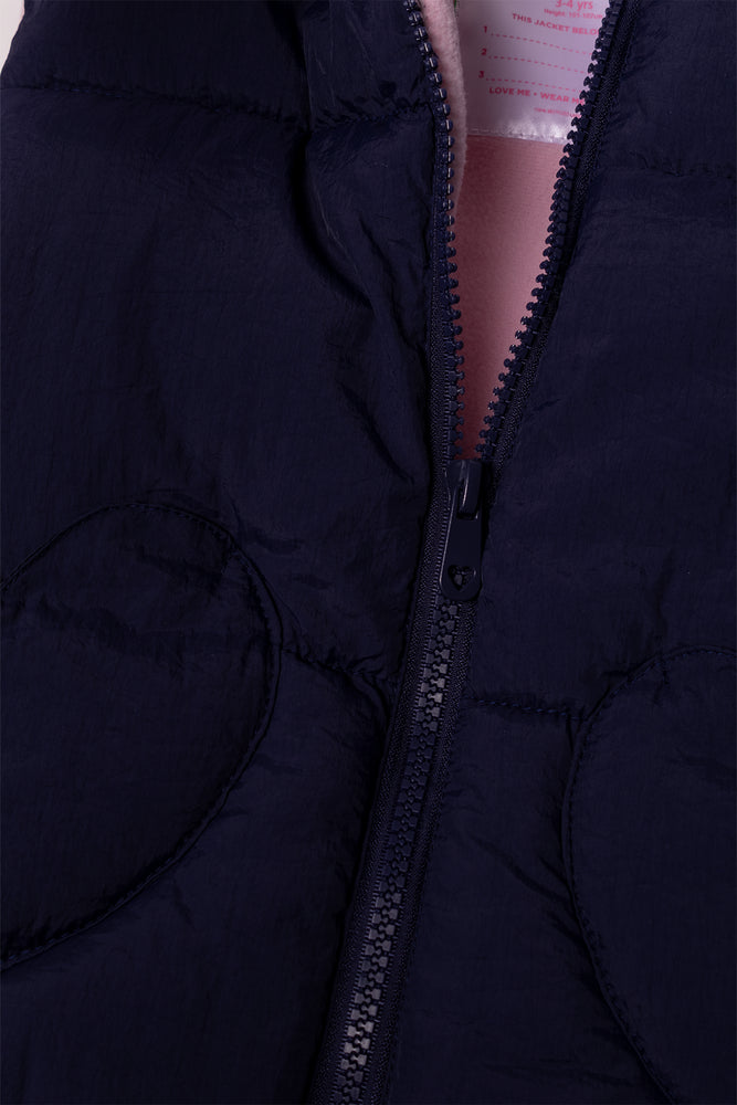 Sleeveless Puffer Navy