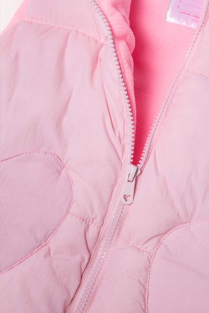 Sleeveless Puffer Pink (1)