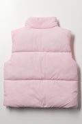 Sleeveless Puffer Pink (2)