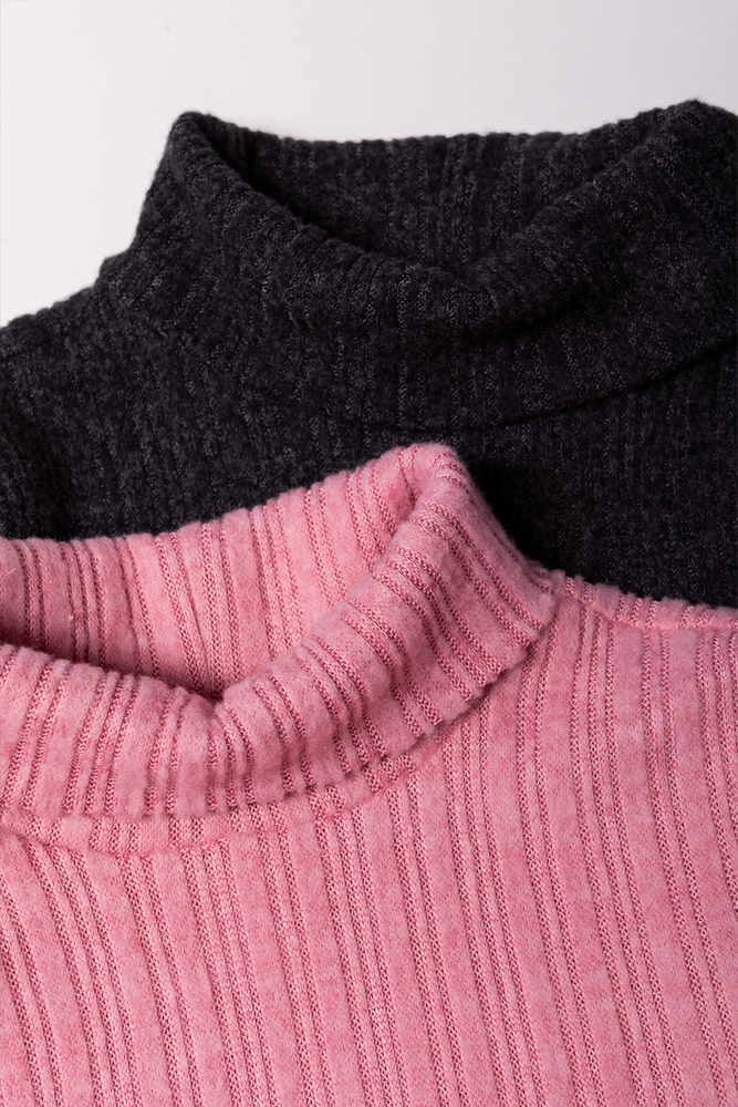 2 Pack Polonecks Black And Pink