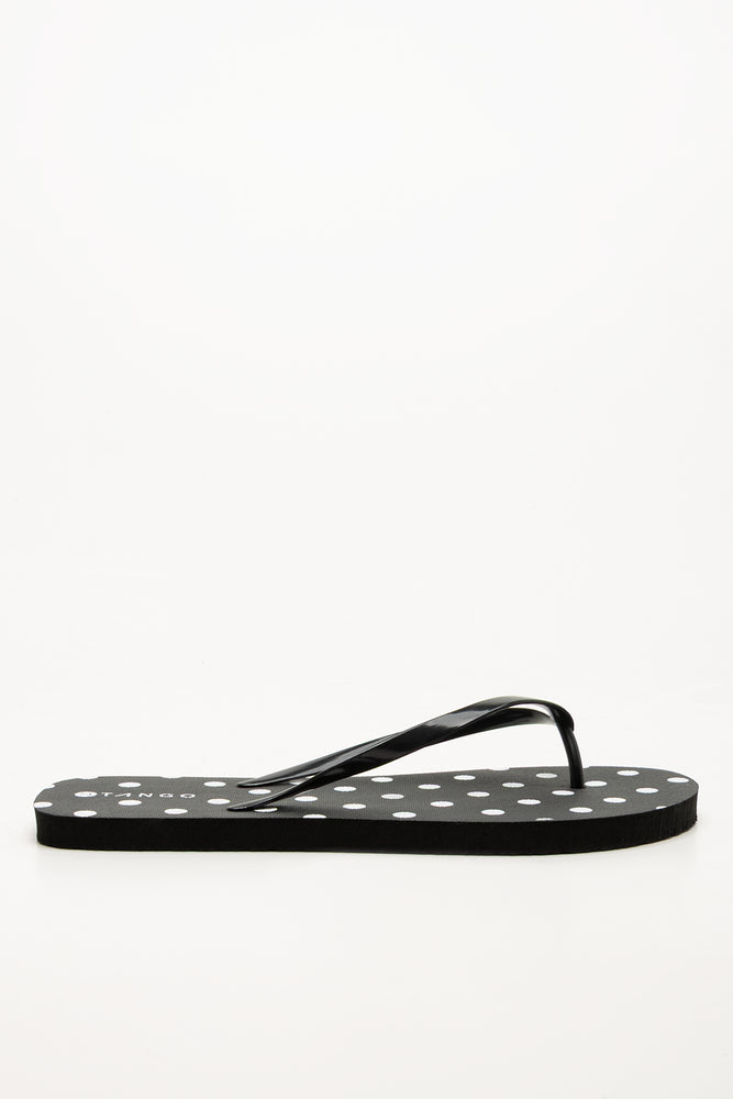 Spot Flip Flops Black (1)