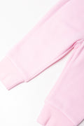 Frill Sleeve Tracksuit Pink (2)