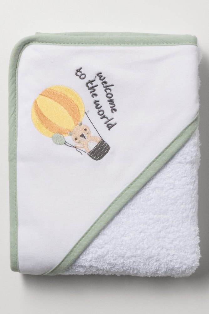 Hooded Towel Green