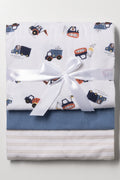 3 Pack Receiver Blankets Blue