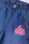 Barrel Leg Denim Jeans Blue (1)