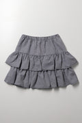 Gingham Rara Tiered Skirt Multicolour (5)